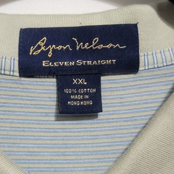 Byron Nelson Eleven Straight Dancing Rabbit Golf Club Polo Shirt Size XXL FLAW - Picture 4 of 12
